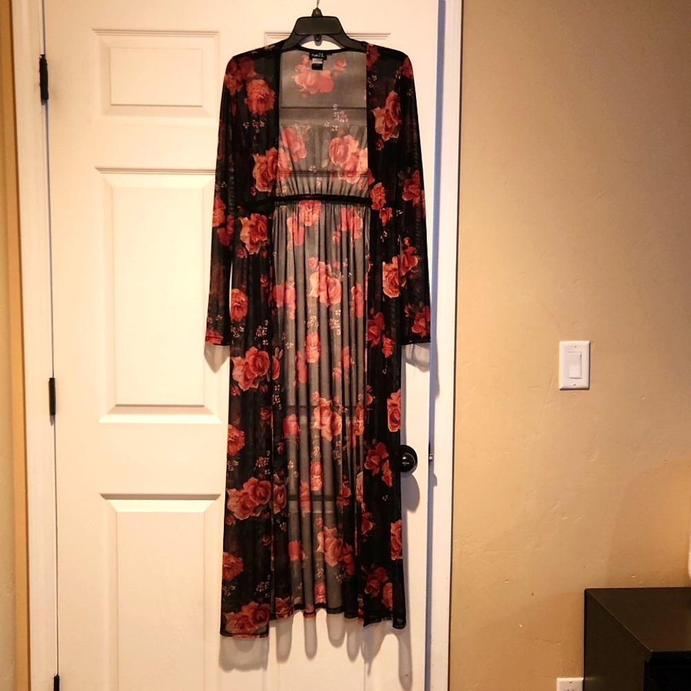Sheer Rue21 Long Cardigan